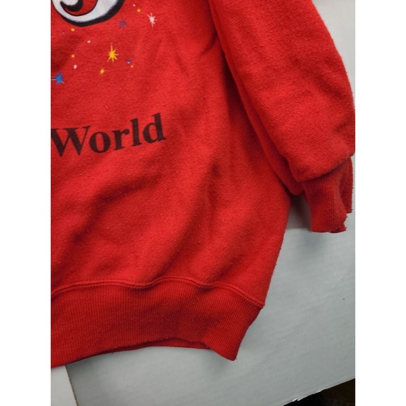 Vintage Mickey Mouse Sweatshirt Size XL Disney Parks Exclusive Red Large Graphic - Picture 9 of 16